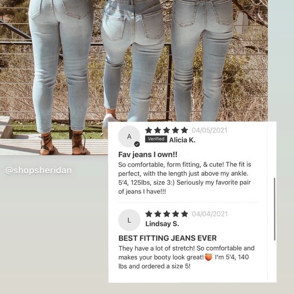 Distressed High-Rise Skinny Jeans in Light Wash - Picture 9 of 9